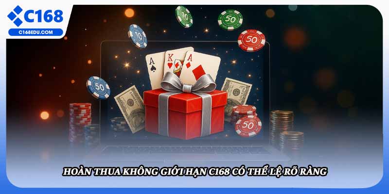 Hoàn thua không giới hạn C168 có thể lệ rõ ràng