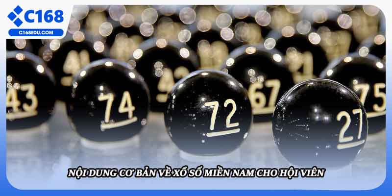 Nội dung cơ bản về xổ số miền nam cho hội viên